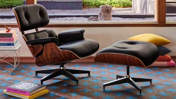 The Iconic Herman-Miller Eames Chair Gets Bamboo-Based Upholstery